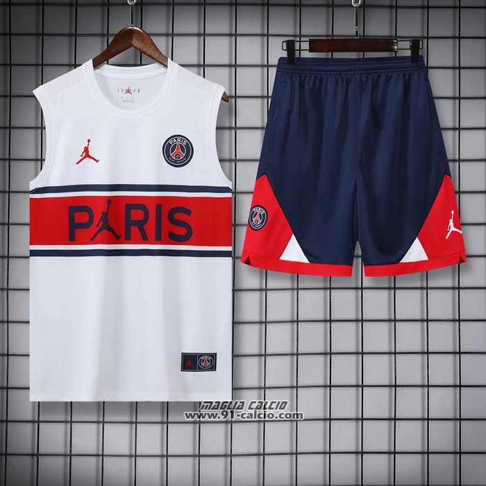 Tuta da Track
 Paris Saint-Germain Senza Maniche
 2022-2023 Bianco
 e 
Rosso

